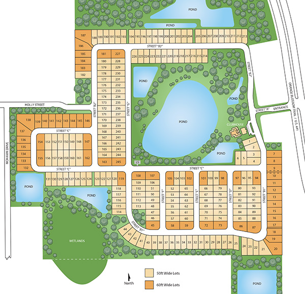 Courtney Park Siteplan