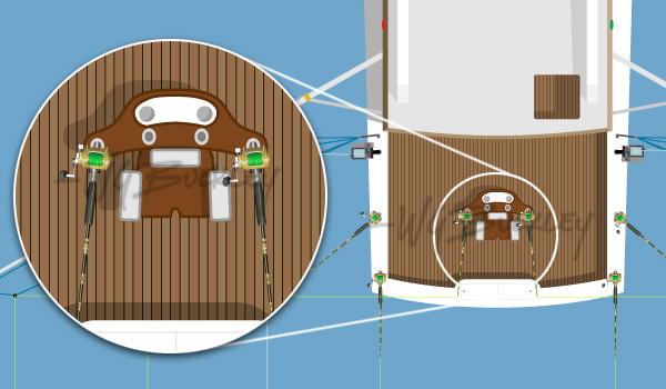 Sportfish Cockpit Overhead