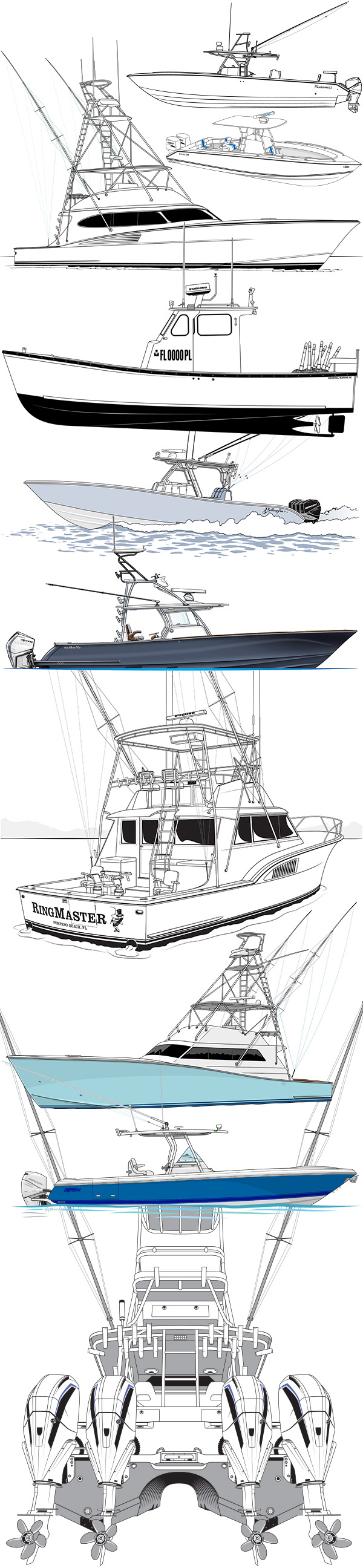 Boat Illustrations