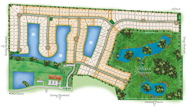 Preserve at Bayhill Siteplan